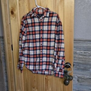 Mens American Eagle Everyday Flannel Multicolor Size M Classic Fit